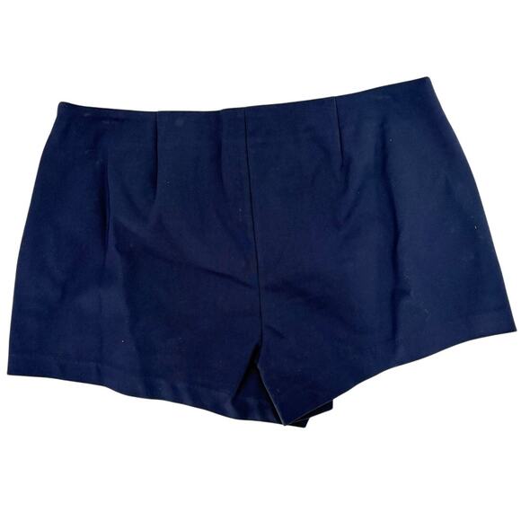 RAMY BROOK Shorts NEW Size 14 Drew Short Navy Blue Gold Buttons Pockets Mini - Picture 4 of 4